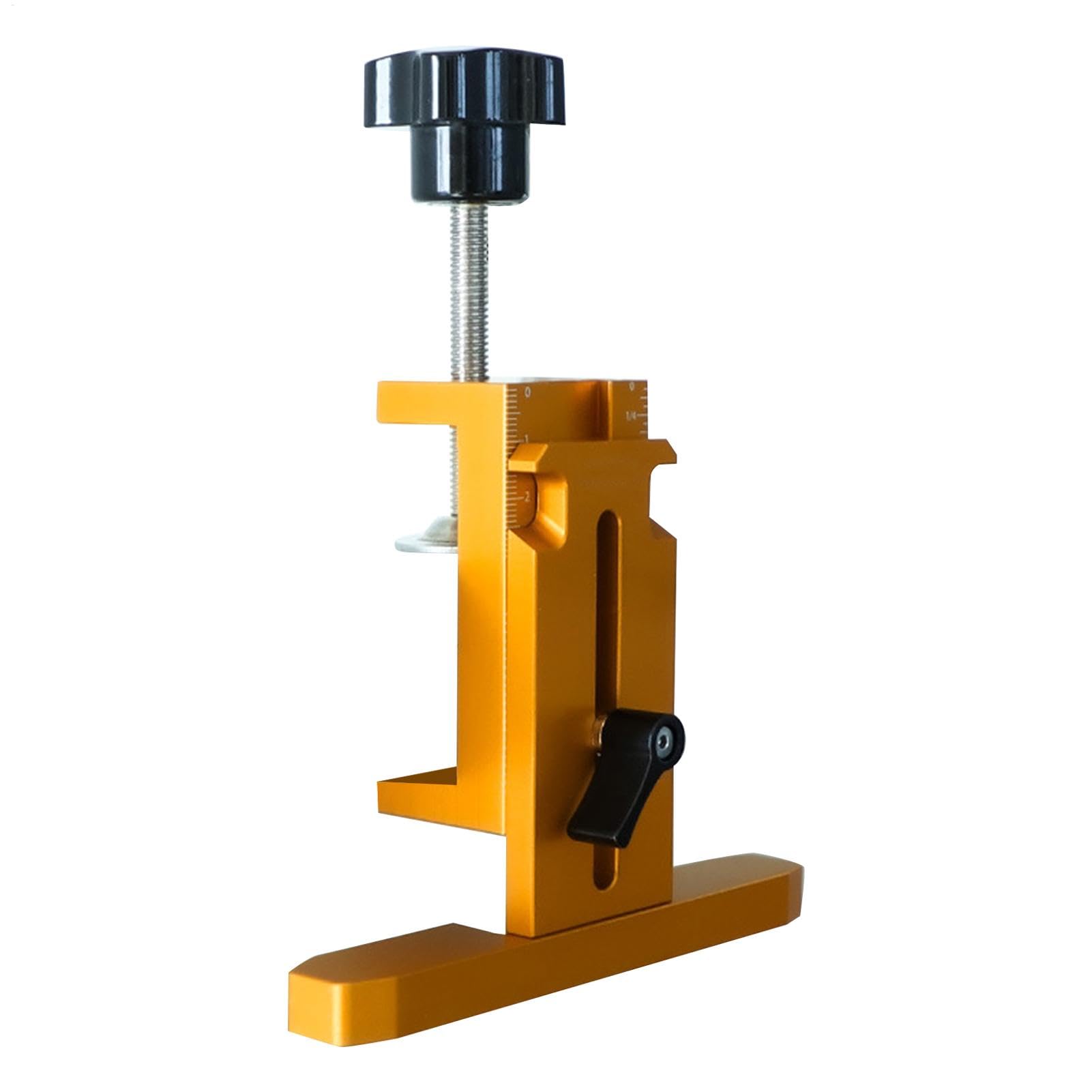 Cabinet Door Positioner, Installation Positioner Jig, Aluminum Hardware Jig, Cabinet Installation Tool, Adjustable Aluminum Alloy Cabinet Door Installation Positioner Jig for Professionals