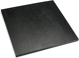 Othmro POM Plastic Sheet Printable Rigid Durable Plastic Board Sheet Plastic Sheeting for DIY Home Decor Handcrafts Outdoor Use Black 0.31 * 7.87 * 7.87inch