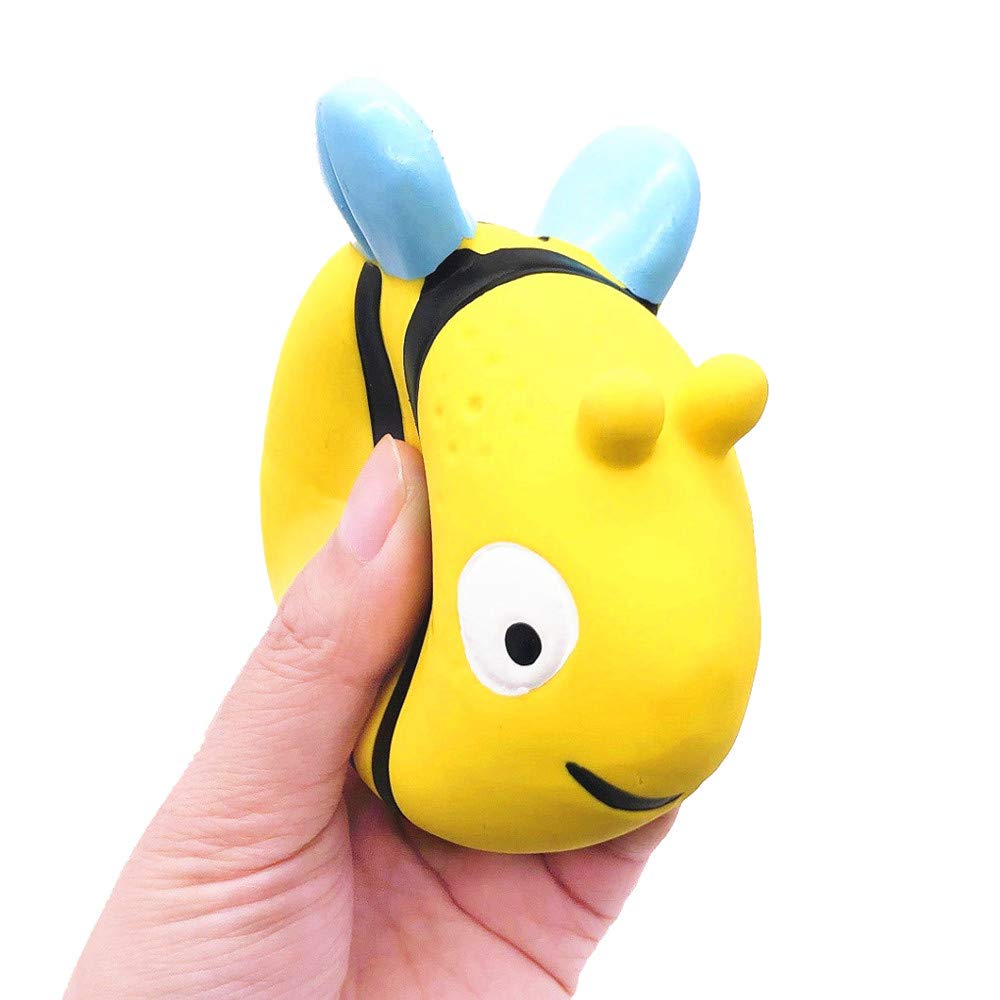 Pet Supplies : Dog Squeaky Toys Safe Latex Rubber Dog Chew Molar
