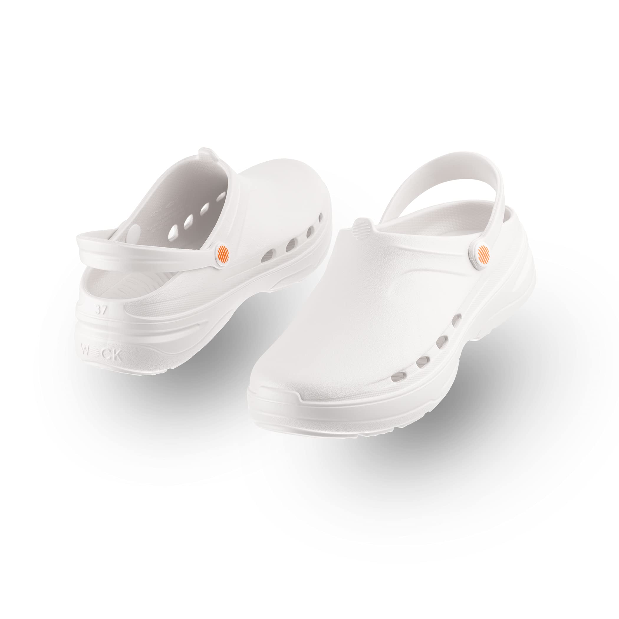 WOCK WAYLITE, Zoccoli Sanitari Donna Uomo, Scarpe Lavoro Sanitarie Leggere Traspiranti Antiscivolo SRC Antistatici, Zoccoli Infermiere Com Cinturino
