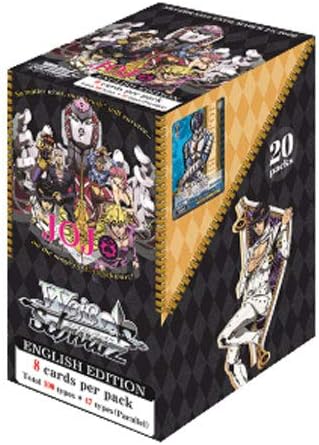 Weiss Schwarz English JoJo's Bizarre Adventure Golden Wind Booster Box - 20 Packs / 8 Cards