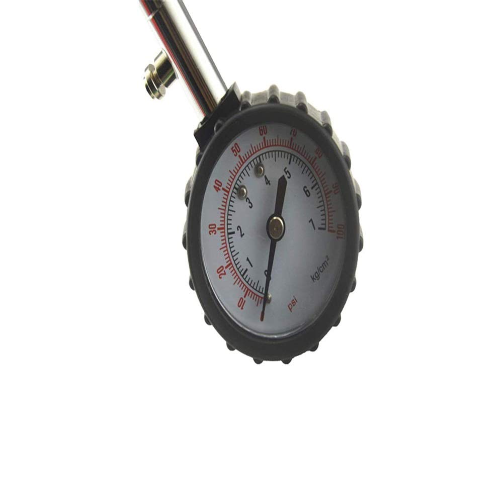 AGAATI Medidor de presión de neumáticos analógico de 0-100 PSI