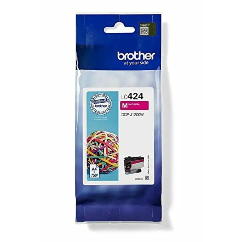 Brother Original Tintenpatrone Magenta DCP-J1200DW (750 Seiten nach ISO Standard 24711) LC424M