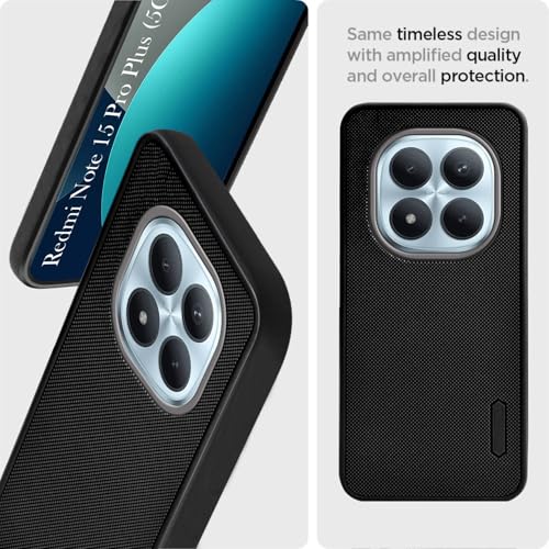 Image of Jkobi Rubberised Back Cover Case for Xiaomi Redmi Note 15 Pro Plus 5G (Textured Grip Design | Micro-Fiber Cloth Inside | Slim and Light Weight | Soft Touch and Feel)