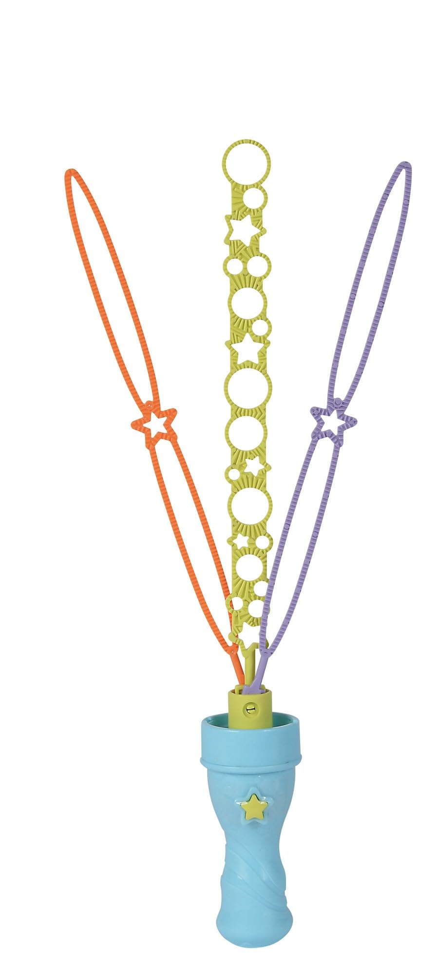 Bubble Fun Triple Bubble Wand Folding Mechanism Soap Bubbles in Various Sizes 120 ml Lye 37 cm from 3 Years