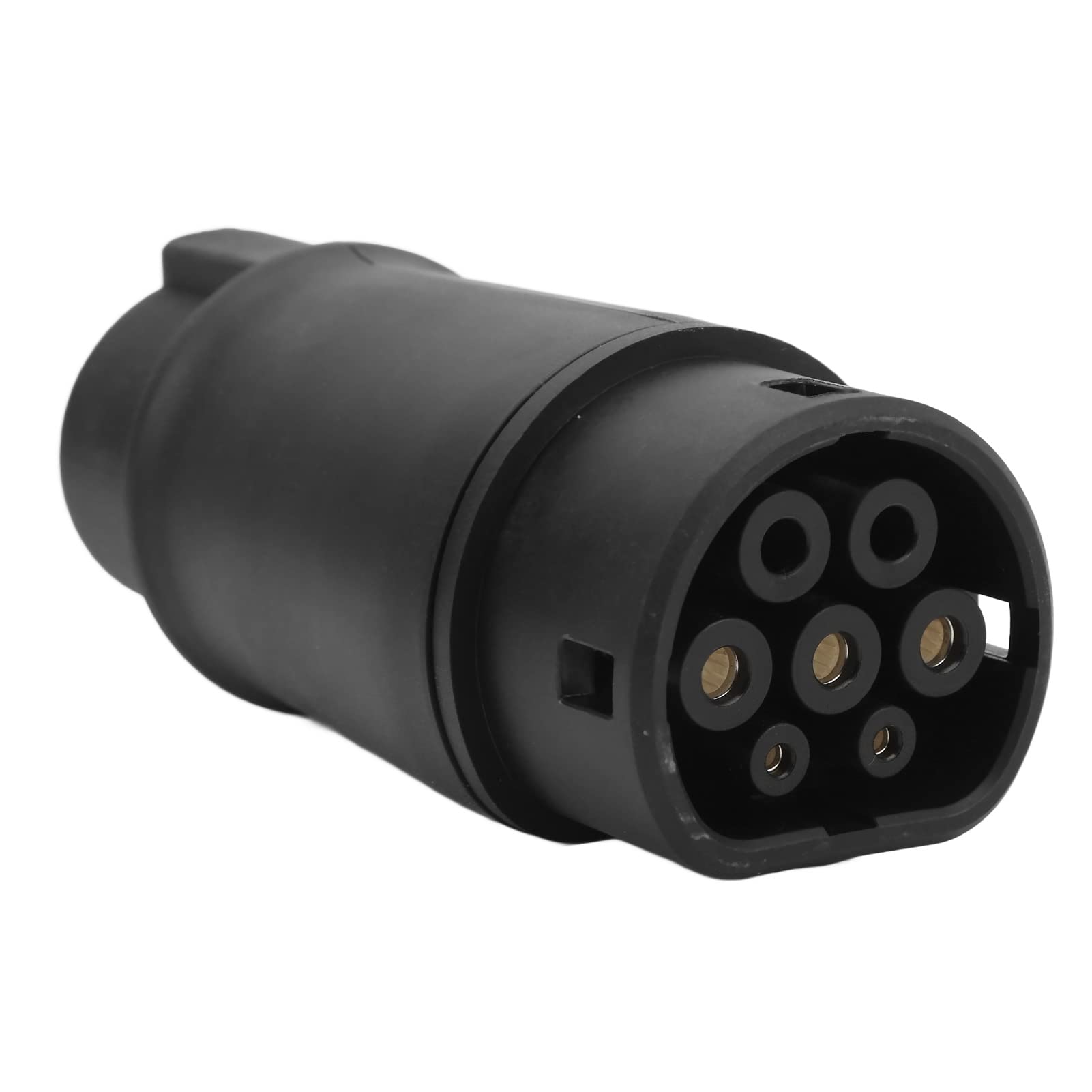 Wakects Adapter ładowarki EV Typu 1 do Typu 2, Termoplastyczne Złącze Pojazdu Elektrycznego, 16 A do 32 A dla Modelu od USA UE