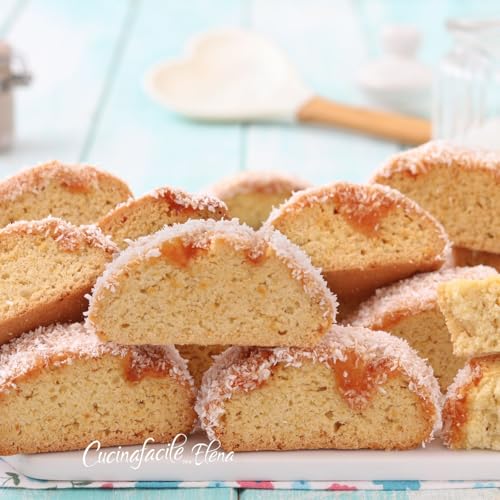 Biscotti cocco e marmellata