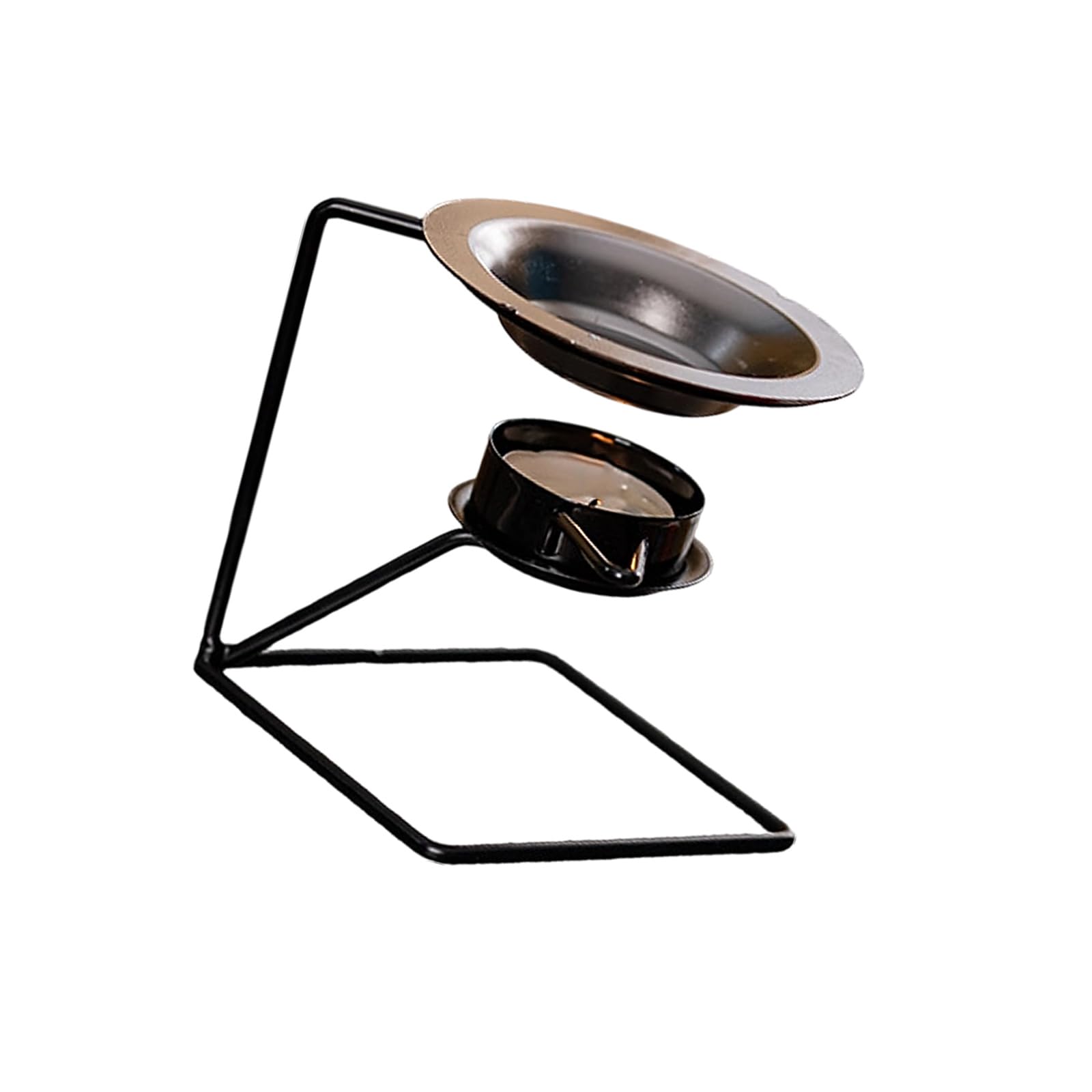 Shntig Metal Essential Oil Burners Waxes Melt Burners, Tealight Holder Scented Diffuser Home Decor Metal Tealight Holder