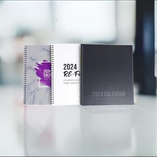 Miniatura 7 de Agenda con calendario 2023, 13 meses con listas de tareas pendientes para tareas, notas o citas. Planificador resistente para vista de un vistazo