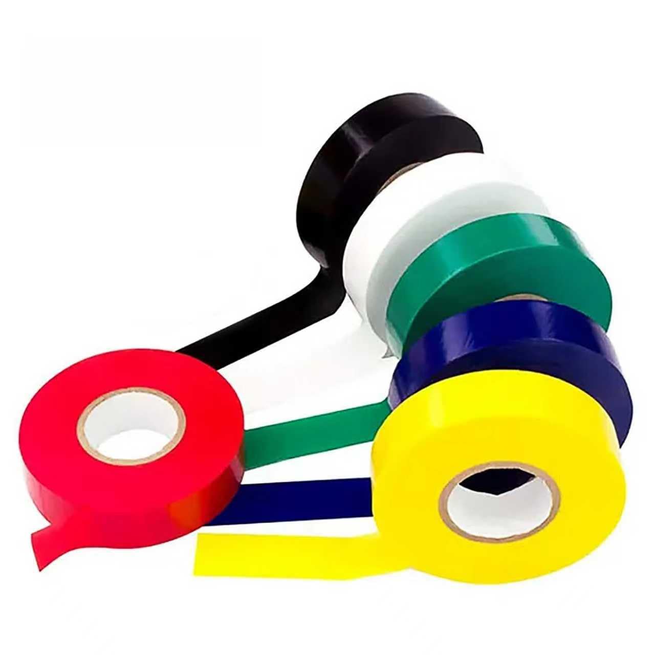 Electrical Insulation Tape, 6 Rolls Electrical Tape 18 mm x 20 m Vinyl PVC Insulation Electrical Tape, Waterproof Electric Tape for Insulating, Repairing and Protecting Electrical Wires (6 Colour)