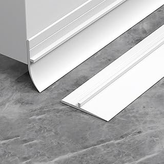 2 Pack Waterproof Door Draft Stopper,Door Sweep for Exterior & Interior Doors, Soft and Hard Composite Sealing Strip,Under...