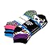 TeeHee Fun Novelty Animal Print Socks for Women 9-11 Low Cut Ankle No Show Socks 12 Pairs (Animal Print)