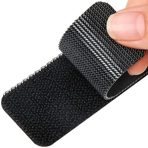 20-Piezas-10-Pares-Belcro-Adhesivo-Doble-Cara-FuerteBelcro-Adhesivo-FuerteBelcro-Adhesivo-Doble-Carapara-el-HogarOficinaAutomovilEscuelaRectangulaReutilizableNegro310cm