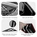 PSLER Side Scoop Louvers Cover for Mach E 2021 2022 2023 2024 2025 Window Visor Cover (Glossy Black)