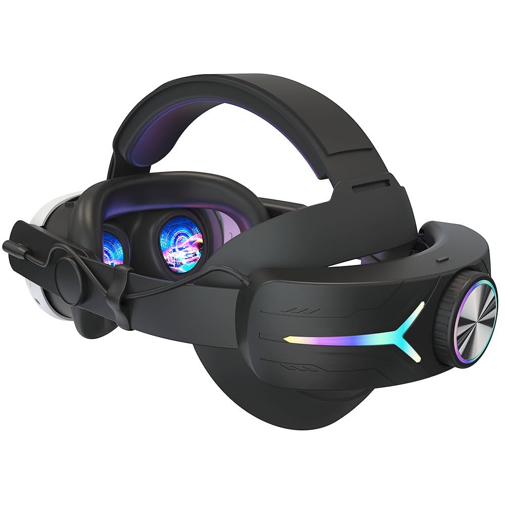 Head Strap Compatible with Meta Quest 3, Adjustable VR