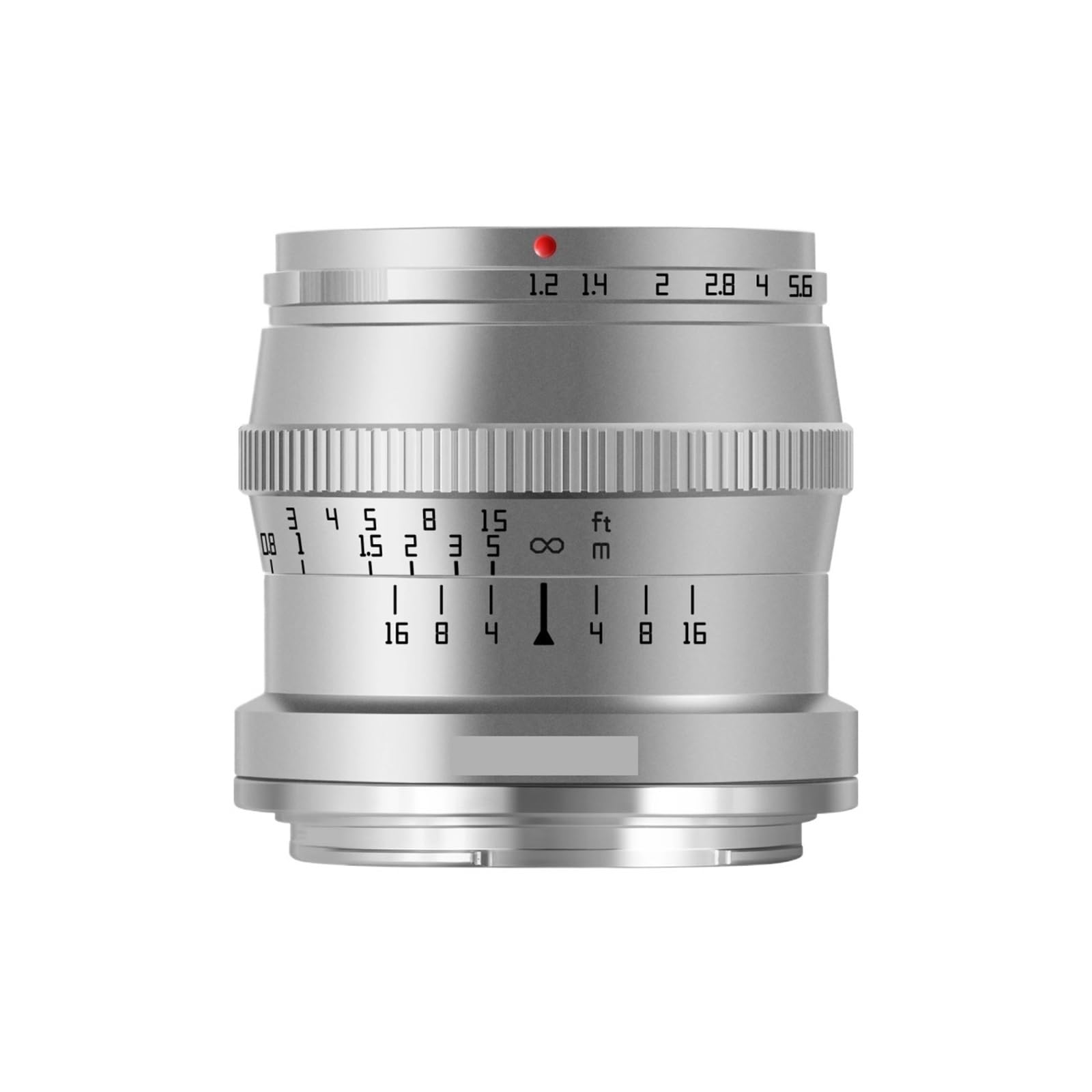 Lente de Retrato de Enfoque Manual F1.2 APS-C de 50 mm for E/X/M / M4/3 / Z/L/RF(Silver,Mount Z)