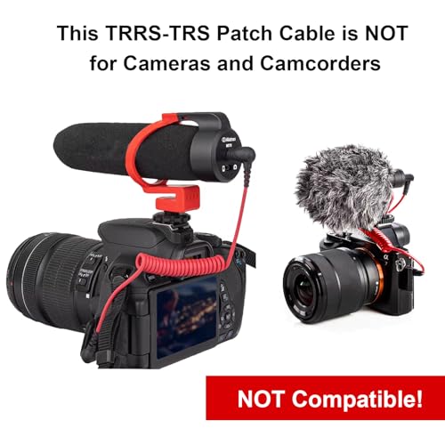 Câble microphone TRS vers TRRS 3,5mm pour interview vidéo et vlogging sur smartphone