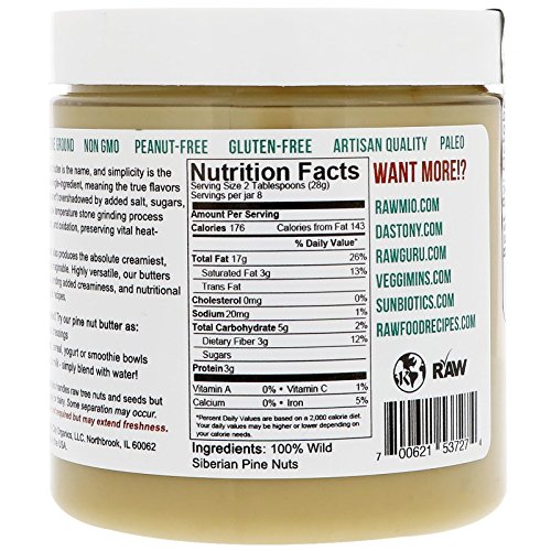Dastony Wild Pine Nut Butter, 8 oz (227 g) - Thumbnail 3