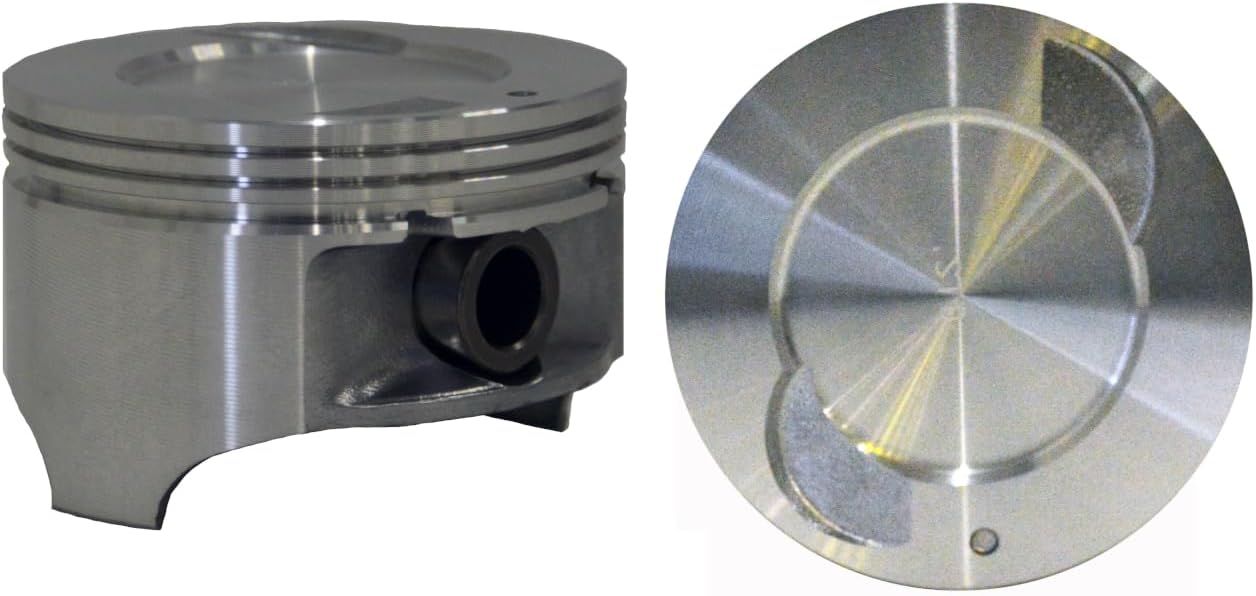 LowPricedAutoParts Single Dish Top Piston for 98-01 Ford/Mazda 2.5L/153 | Standard Size | 96.00mm Bore Diameter