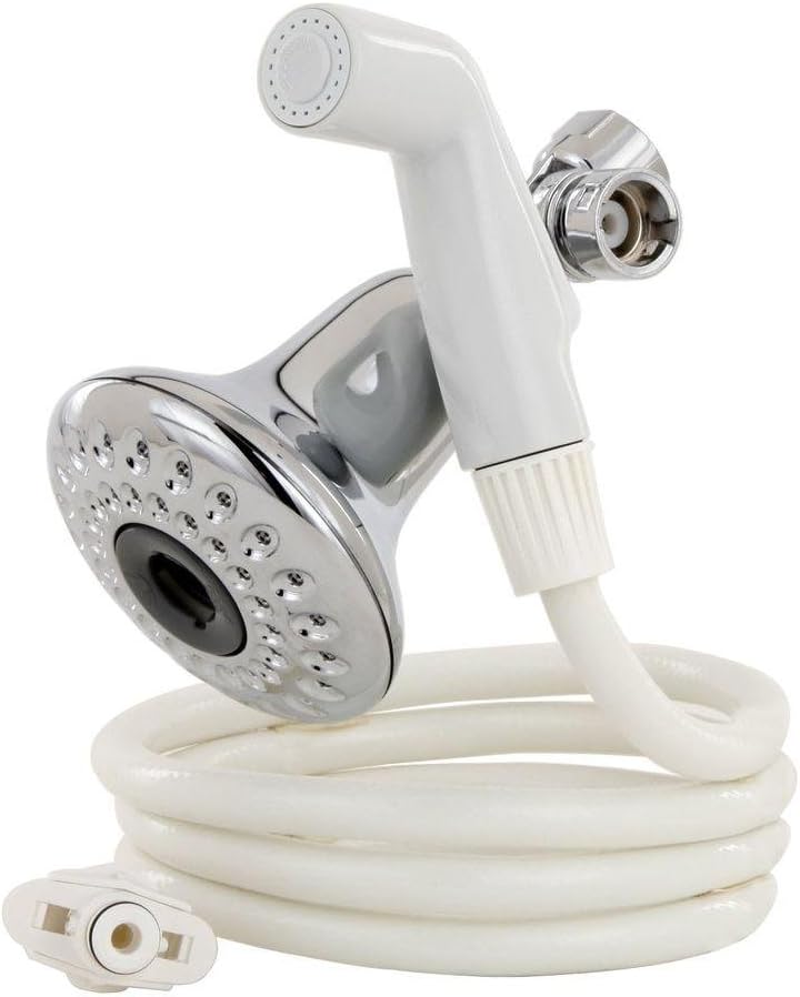 RA 2-IN-1 SHOWERHEAD CH by RINSE ACE MfrPartNo 4045