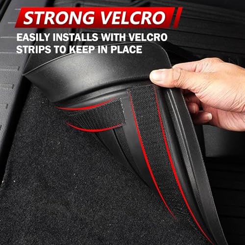 Marretoo Cargo Mat for Chevrolet Chevy Equinox/GMC Terrain 2025 Accessories Cargo Liner Seat Backrest 2 in 1 Mat All-Weather TPE Black Trunk Cargo Liner for Equinox Accessories by Marretoo - Image 5
