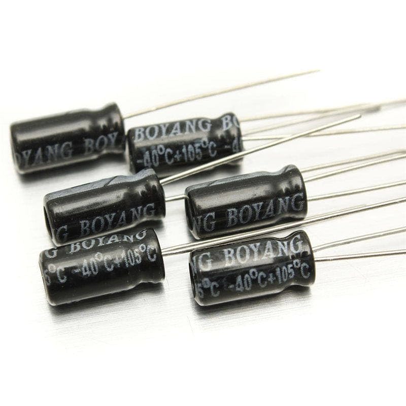 400 unids/lote 15 valores Kit surtido de condensadores electrolíticos 1uF ~ 220uF conjunto surtido de condensadores Industrial Electrical capacitors