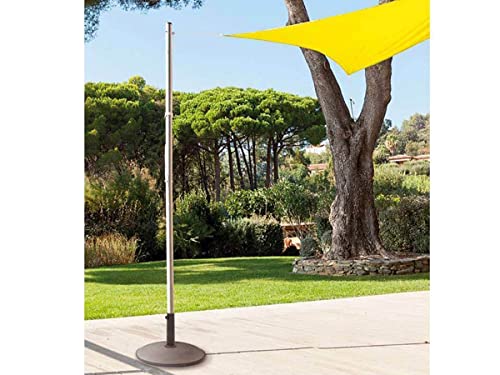 Jja JJ124033 Kit de Fixation Voile d'Ombrage au Sol Acier