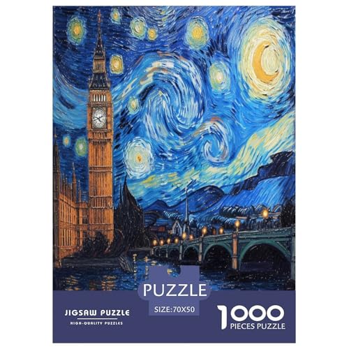 Puzzle de 1000 piezas de la torre de Londres, regalo de entretenimiento para adultos