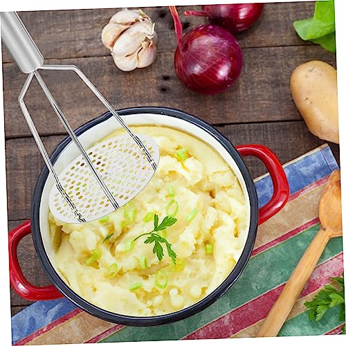 Kartoffelstampfer, 2 Stück, Edelstahl, Kartoffelstampfer, Reispresse, Küche, Obststampfer, Multitools, Gemüsepresse, Kartoffelpresse, Brei, Kartoffelwerkzeug, Handwerkzeuge, Kartoffelpüree, Presse, Ka