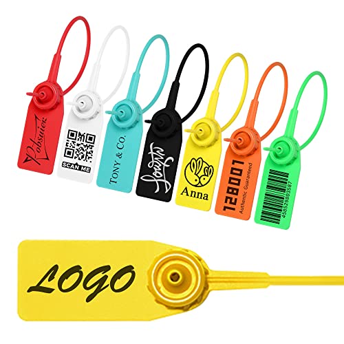 Scellés de sécurité plastique personnalisés 180mm lot de 100 pièces