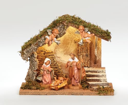 Fontanini by Roman 5pc Lighted Wedding Nativity Set Religious Christmas Decoration
