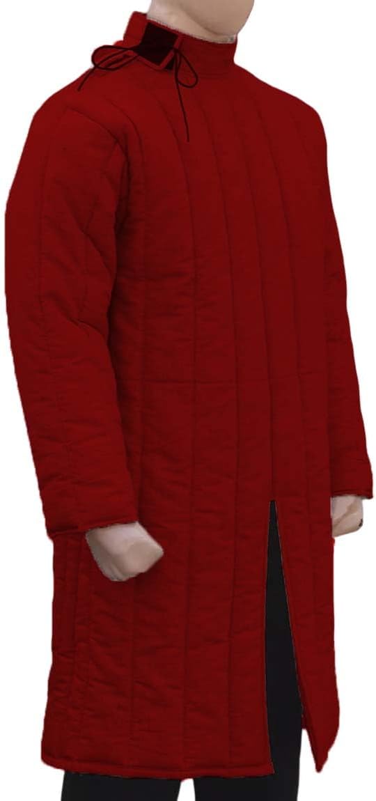 Medieval Gambeson Knight Armor Costumes Jacket Under Armor Cosplay Dress Cotton Coat Renaissance (S-6XL)