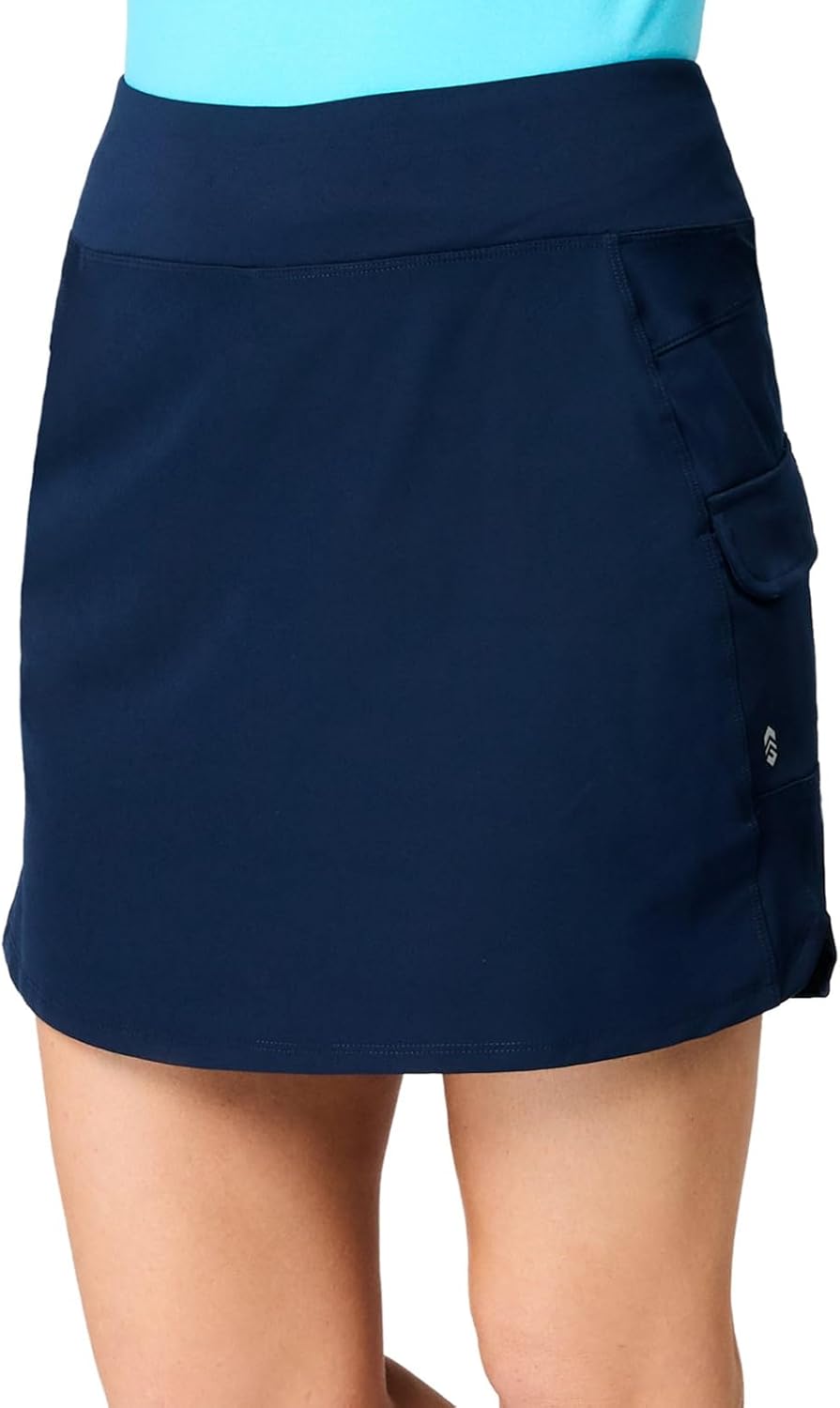 Free Country Women's Cargo Skort Built-in Shorts Tennis Skorts UPF 50+ Quick Dry Streachable Skirt for Golf Hiking-Explore