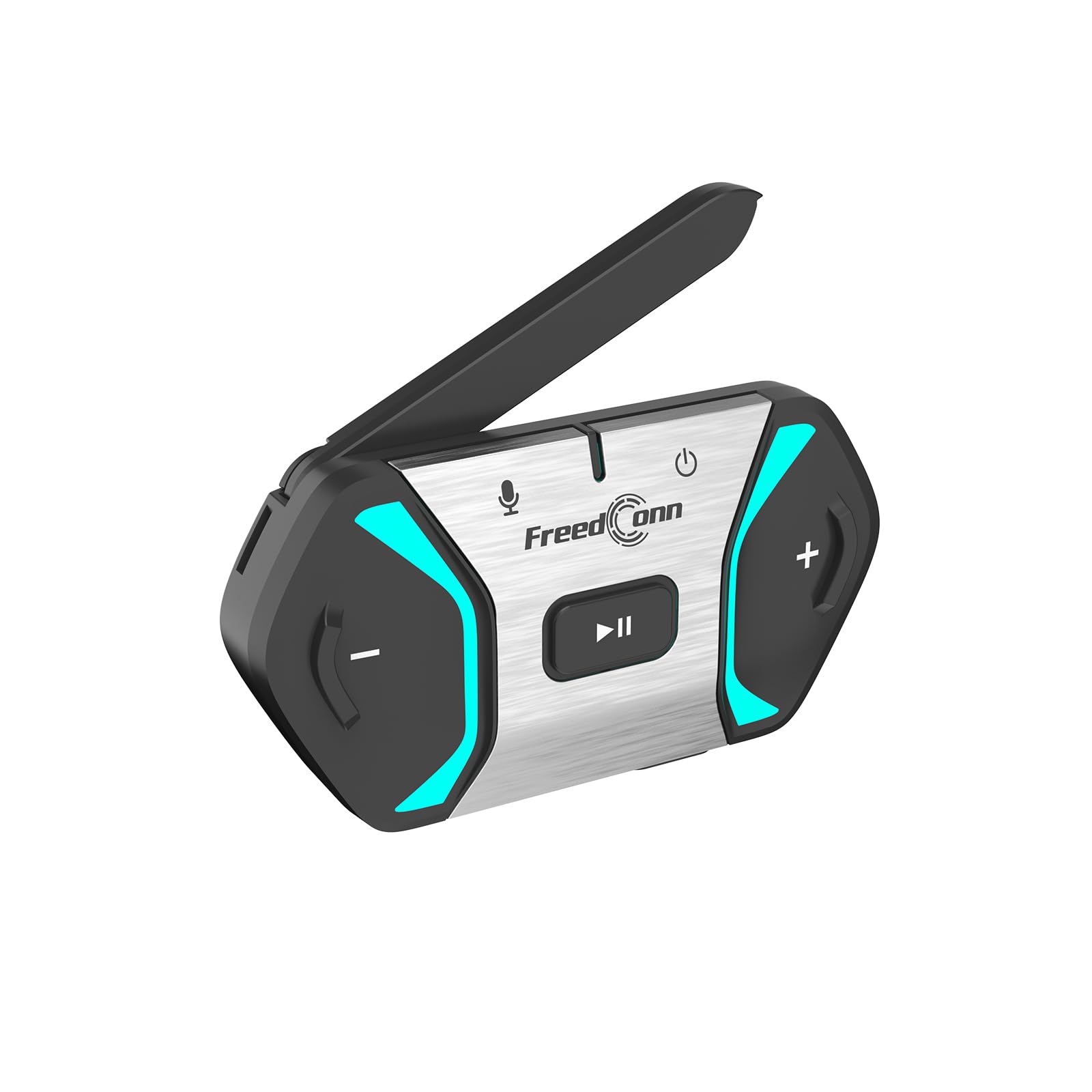 FreedConn Free+ - Auriculares Bluetooth para casco de motocicleta, intercomunicador de 256 conductores de 2000 m, red de malla de conexión automática con cancelación de ruido, audio de alta resolución