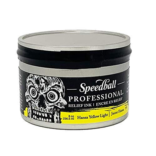 SpeedballPROF RELIEF INK HANSA YLW 8OZ