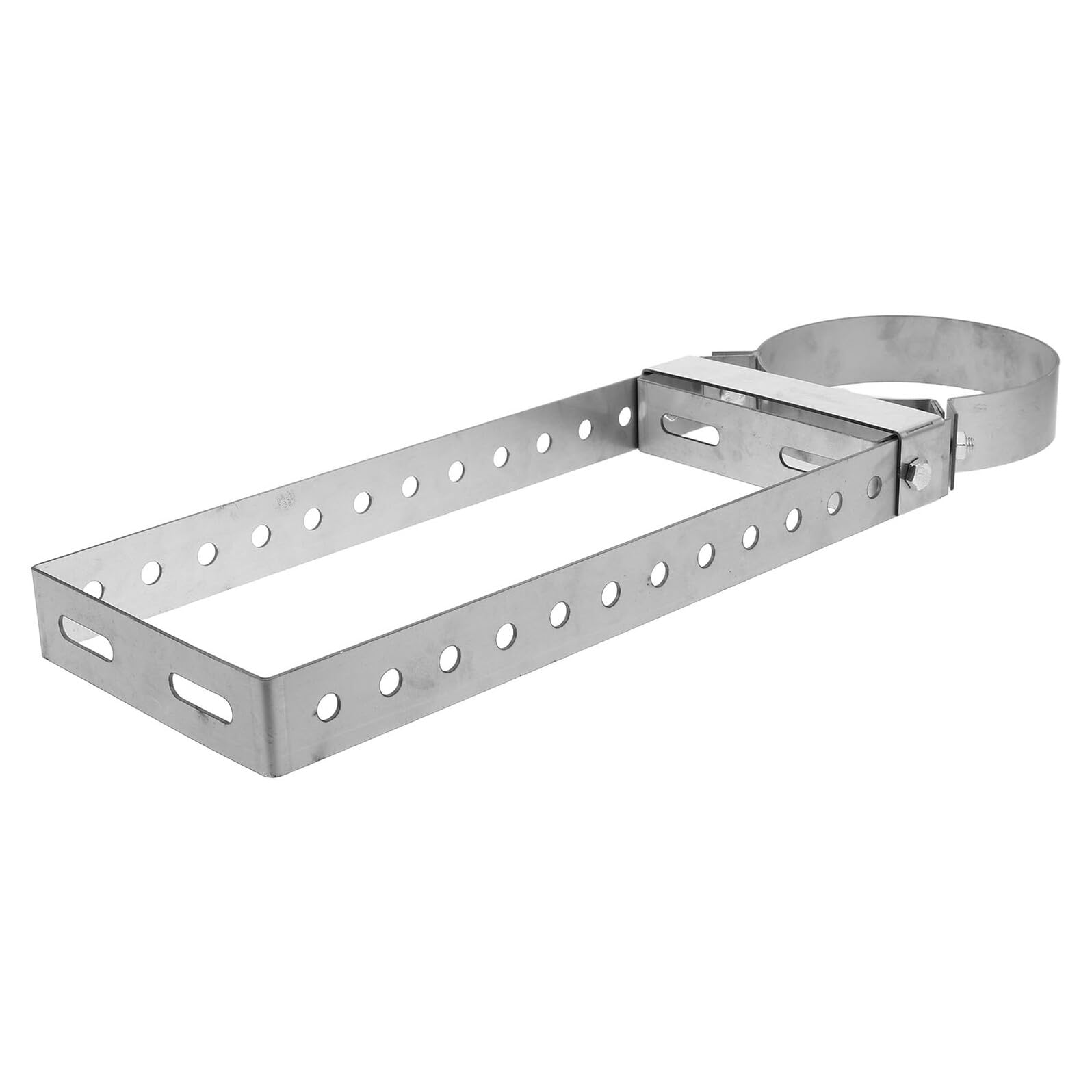 Support allongé métallique robuste Gatuida pour conduit de cheminée de 150 mm