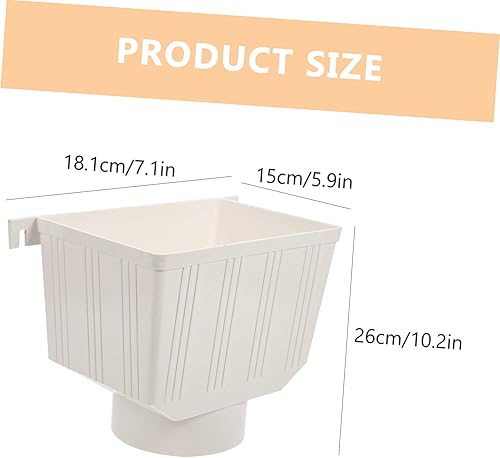 Miniatura 6 de WHAMVOX Extensiones de canalón de recogida de canalones de agua de lluvia Barriles de lluvia para recoger agua de lluvia de canaleta desviador de