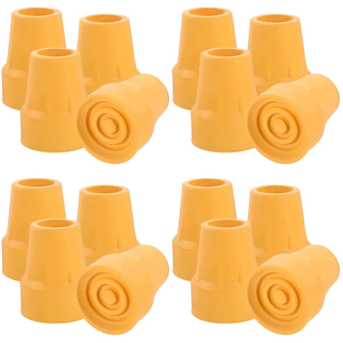 Ipetboom 16pièces Embouts Antidérapants Pour Béquilles Et Lot De Accessoires De Remplacement Pour Bâtons De Randonnée Et Canes Compatibles Majorité Modèles