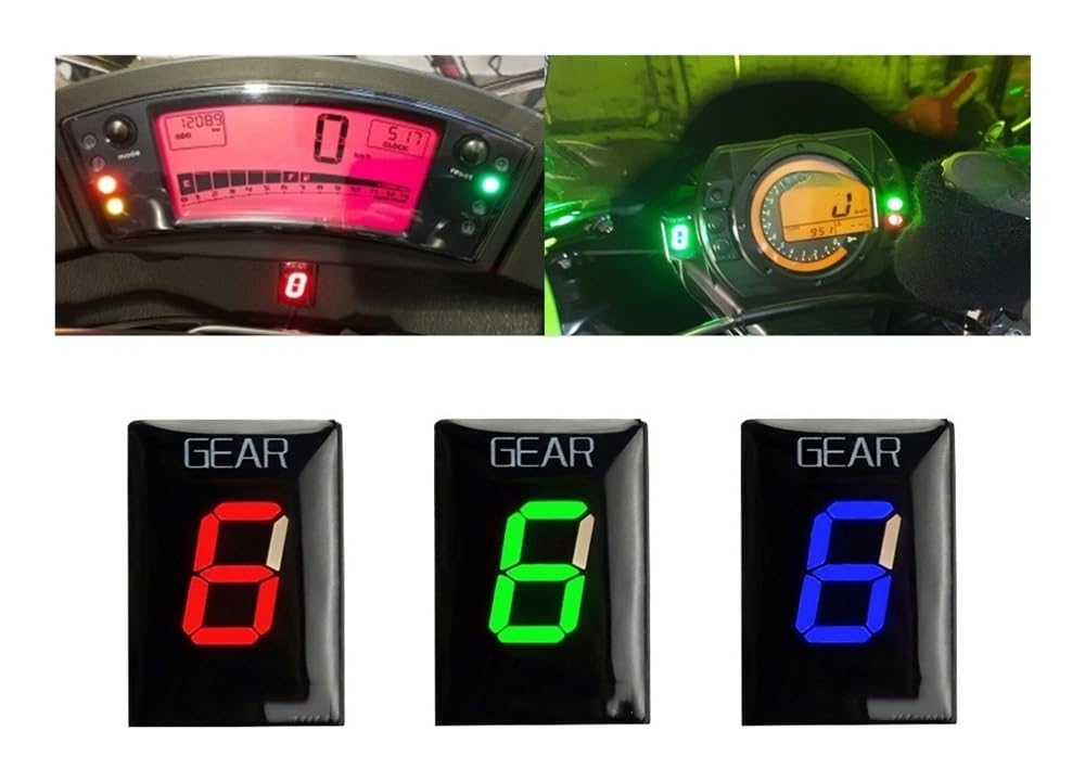 Indicador Marchas Motocicleta Indicador De Marcha 1 A 6 Velocidades para Motocicleta para GSF1250S/SA GSF 1250S/SA 2007 2008 2009 2010-2016 Accesorios Medidor Pantalla