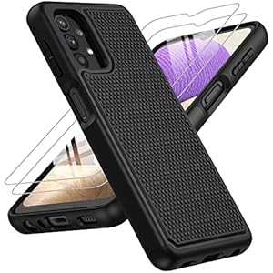 JXVM for Samsung Galaxy A32 5G Case: Dual Layer Protective Heavy Duty Cell Phone Cover Shockproof Rugged with Non Slip…