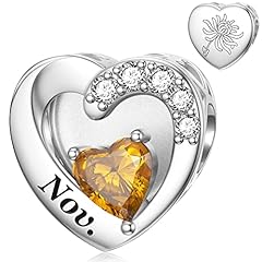 November Birthstone Charm