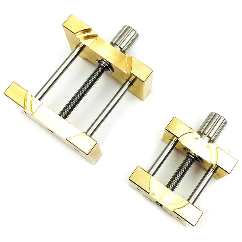 Juego de Soportes de Movimiento de Reloj de latón, 2 uds., Herramientas de reparación de Relojes de 39x40mm y 28x30mm for relojeros y Aficionados
