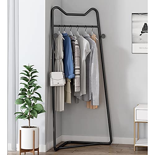 Portant d'angle noir de 22 mm idéal pour entrée et bureau ordonnés - 4