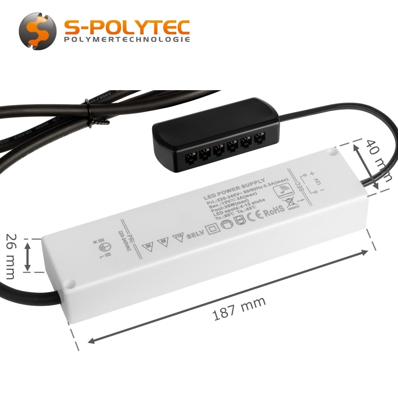 Mini LED Einbauspots Warmweiss 3000K SMART APP ALEXA DIMMBAR IP65 FUNK 3W Einbaustrahler Anthrazit 12x Set