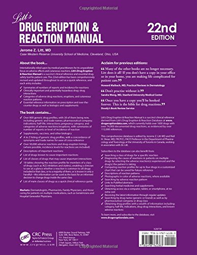 Litt's Drug Eruption and Reaction Manual, 22nd
