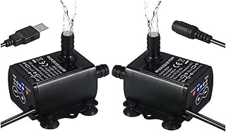 TYZK Electric Submersible Pump Mini Ultra-Quiet Brushless Motor Submersible Water Pump, DC12V USB 5V Water Pump Sump Pump (Voltage : 5V-4.8W)