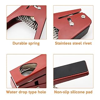 Machine à Médiator WorthPlanet DIY Guitar Pick Maker Guitar Pick Punch Maker Plectrum Punch Médiator Guitare Coupeur Portable Pick Master pour Joueurs de Guitare W090002 (Rouge) - Les Beatles, Paul McCartney, John Lennon, RIngo Starr, George Harrison Machine à Médiator WorthPlanet DIY Guitar Pick Maker Guitar Pick Punch Maker Plectrum Punch Médiator Guitare Coupeur Portable Pick Master pour Joueurs de Guitare W090002 (Rouge) – Image 4