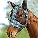 Horse Masque with Ears Horses Breathable Fly Cover Adjustable Mane Opening Equestrian Equipment UV Protection for Horse(L)