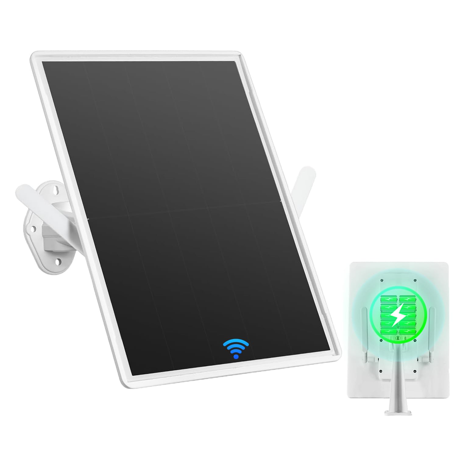 Repetidor solar para exteriores, cortador de ruta Wi-Fi resistente a la intemperie, amplificador de señal de Internet inalámbrico de 2.4 GHz con energía solar y batería de 20000 mAh, sin