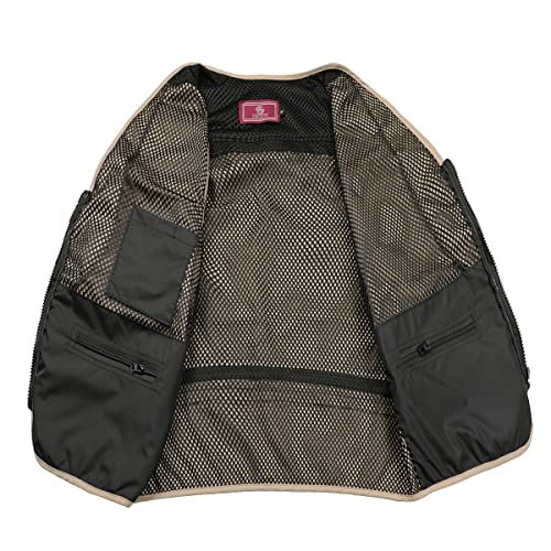 Chaleco safari de hombre con bolsillo múltiple ideal para camping y senderismo 4